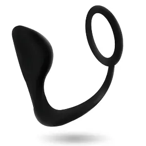 Anel Com plug anal