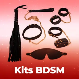 Artigos de BDSM e acessórios de fetiche com embalagem discreta na Afrodisia Sexshop