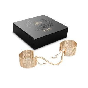 Algemas de Malha Metálica Dourada da Bijoux