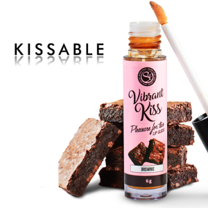 LIP GLOSS VIBRANT KISS - BROWNIE