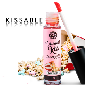 LIP GLOSS VIBRANT KISS - Pipoca Doce