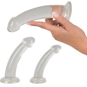 3 Dildos Training Anal Crystal