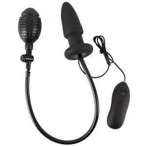 Anal Plug Insuflável Vibratório