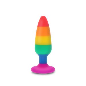 Plug rainbow Twink grande 13x3.9Cm - Em Stock