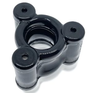 Esticador de testículos c//3 vibradores BUZZSQUEEZE da OXBALLS Preto