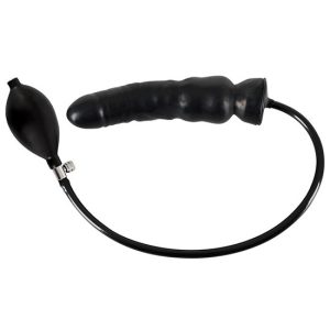 Dildo de Latex Negro Insuflável