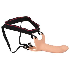Extensão Oca Realista Grande em Silicone c/ Cintos