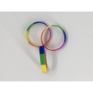 Pulseira de silicone Rainbow