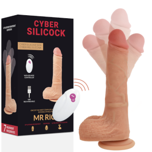 20.9x4cm Vibrador ultra real MR RICK C/controlo remoto