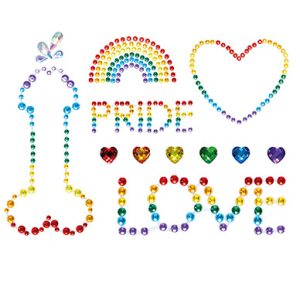 Autocolante p/corpo Rainbow