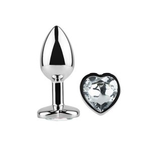 AFTERDARK PLUG ANAL Coração Branco M