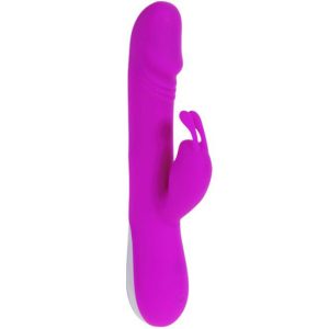 21x3.6cm Vibrador c/estimulador de clitóris PRETTYLOVE ROBERT