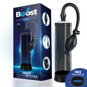 Bomba aumento de pénis BOOST  PSX04  Negro
