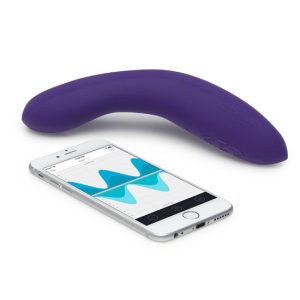 Vibrador ponto G WE VIBE RAVE lilás APP