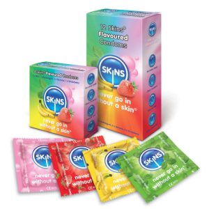 Preservativos Skins Sabores Pack de 12