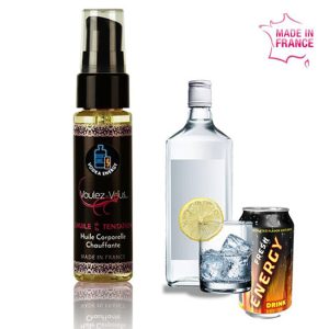 Óleo Corporal Voulez Vodka Redbull Efeito Calor 30ml
