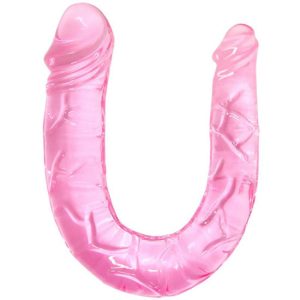 Dildo duplo rosa