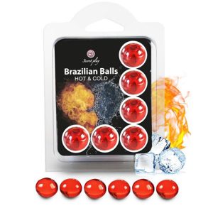 6 Bolas Explosivas Brasileiras efeito calor e frio