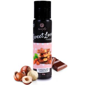 Gel lubrificante comestível SECRETPLAY Chocolate c/ Avelãs 60ml