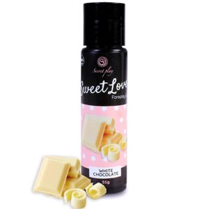 Gel lubrificante comestível SECRETPLAY Chocolate branco 60ml
