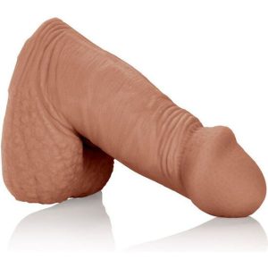 12.75x3.75cm Strap pénis de silicone  Calex mulato