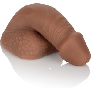 Strap pénis de silicone 12.75Cm Calex mulato escuro