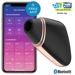 Estimulador SATISFYER CONNECT LOVE TRIANGLE Preto