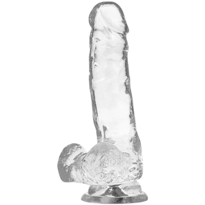 18.5x3.8cm Dildo transparente XRAY