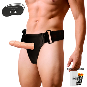 Strap oco HARNESS ATTRACTION GREGORY c/vibrador 16.5 X 4.3CM