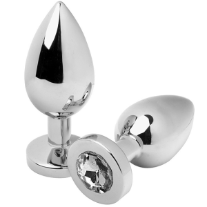 Plug anal METAL HARD 7.62Cm cristal