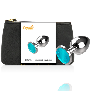 Plug anal S COQUETTE Azul 2.7X 8CM