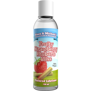 Lubrificante Vegano VINCE & MICHAEL´S Morango e Ruibarbo 150ml
