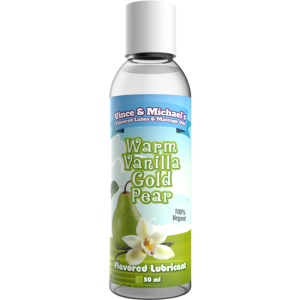 Lubrificante Vegano VINCE & MICHAEL´S Pera e Baunilha 50ml