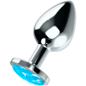 Plug anal OHMAMA  S - 2.7 x 8 cm  Azul