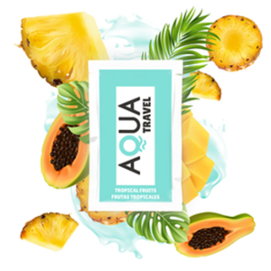 Lubrificante monodose AQUA TRAVEL SABOR frutas Tropicais - 6 ML