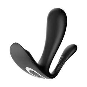 Estimulador duplo vaginal e anal SATISFYER TOP SECRET + NEGRO