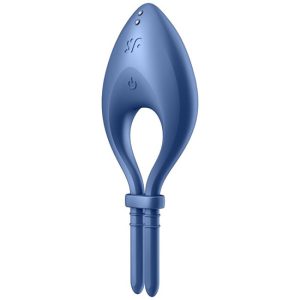 Anel recarregável vibratório SATISFYER BULLSEYE - AZUL