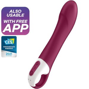 Vibrador ponto G c/aquecimento SATISFYER BIG HEAT