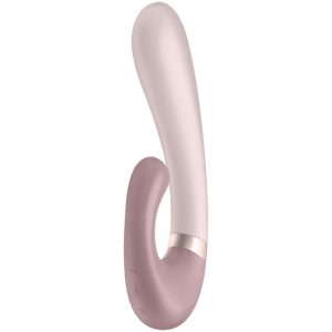 Vibrador de ponto G c/aquecimento SATISFYER HEAT WAVE Rosa