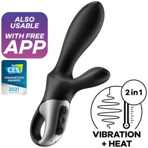 Vibrador anal c/aquecimento SATISFYER HEAT CLIMAX PLUS