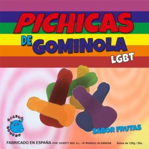 Gomas sabor fruta LGBT