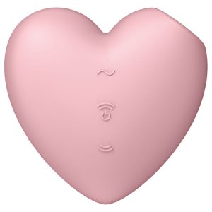 Estimulador + vibrador SATISFYER CUTIE HEART Rosa