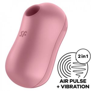 Estimulador c/vibração SATISFYER COTTON CANDY Rosa
