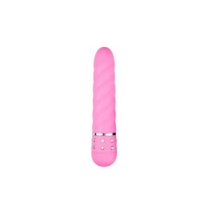 11.4x2.2cm MINI VIBRADOR  EASYTOYS - ROSA Espiral