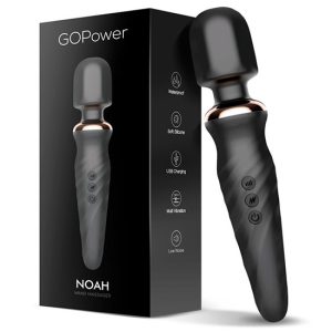 Wand recarregável GOPOWER NOAH USB SILICONE