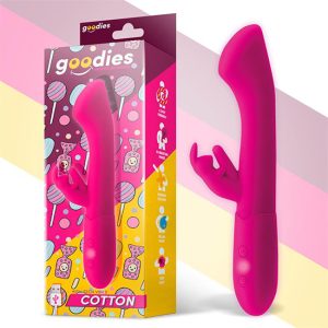 19x4cm Vibrador GOODIES Cotton Ponto G USB