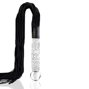 17x3.8cm Dildo de vidro c/chicote ICICLES 38