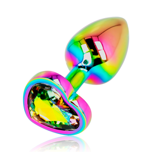 Plug anal OHMAMA Coração IRIDISCENTE S