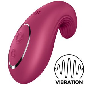 Estimulador SATISFYER DIPPING DELIGHT Roxo