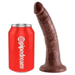 17.8x4.1cm Pipedream King Cock 7" mulato escuro